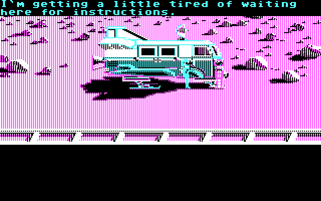 Zak McKracken and the Alien Mindbenders IBM PC/Compatibles Screenshot: Introducing our two Yale coeds...