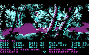 Zak McKracken and the Alien Mindbenders for IBM PC/Compatibles - Lost in a jungle, one of several mazes in the game.