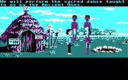 Zak McKracken and the Alien Mindbenders for IBM PC/Compatibles - Pay attention, you might need to know this dance later!