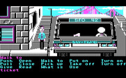Zak McKracken and the Alien Mindbenders for IBM PC/Compatibles - The bus driver is asleep...