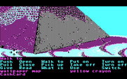 Zak McKracken and the Alien Mindbenders for IBM PC/Compatibles - Approaching a giant pyramid!