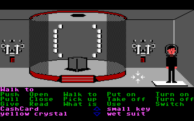 Zak McKracken and the Alien Mindbenders IBM PC/Compatibles Screenshot: Hmm, what do these switches do?