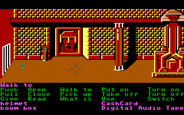 Zak McKracken and the Alien Mindbenders IBM PC/Compatibles Screenshot: The great hall...this is a really large room!