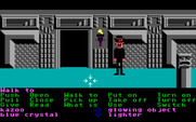 Zak McKracken and the Alien Mindbenders for IBM PC/Compatibles - Light the torches to see when walking around in here.