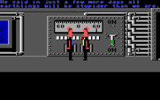 Zak McKracken and the Alien Mindbenders for IBM PC/Compatibles - A cutscene shows the alien mindbenders planning...
