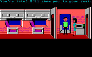 Zak McKracken and the Alien Mindbenders for IBM PC/Compatibles - Start of a flight.
