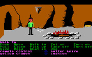 Zak McKracken and the Alien Mindbenders for IBM PC/Compatibles - Exploring a cave.