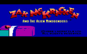 Zak McKracken and the Alien Mindbenders for IBM PC/Compatibles - Title screen.