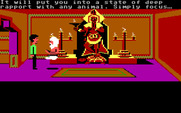 Zak McKracken and the Alien Mindbenders for IBM PC/Compatibles - This floating guru can provide you with some wisdom.