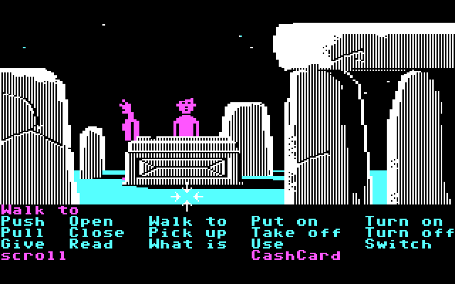 Zak McKracken and the Alien Mindbenders IBM PC/Compatibles Screenshot: Visiting Stonehenge...