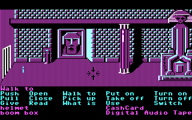 Zak McKracken and the Alien Mindbenders IBM PC/Compatibles Screenshot: The great hall in the martian pyramid.