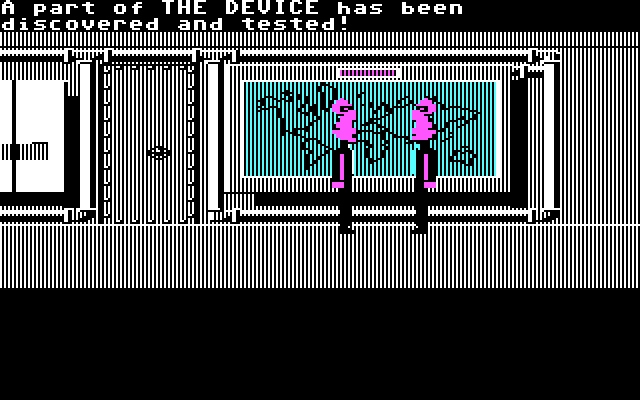 Zak McKracken and the Alien Mindbenders IBM PC/Compatibles Screenshot: A cutscene shows what is going on elsewhere...