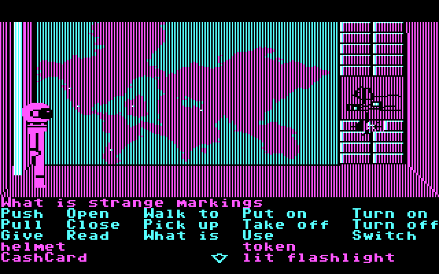 Zak McKracken and the Alien Mindbenders IBM PC/Compatibles Screenshot: I found a maproom, how useful!