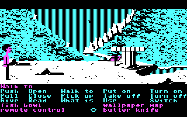 Zak McKracken and the Alien Mindbenders IBM PC/Compatibles Screenshot: Welcome to Peru!