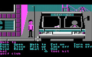 Zak McKracken and the Alien Mindbenders for IBM PC/Compatibles - The bus driver is asleep; I better wake him up!