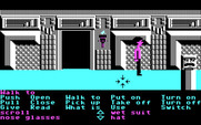 Zak McKracken and the Alien Mindbenders for IBM PC/Compatibles - Light the torches to see inside this maze.