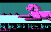 Zak McKracken and the Alien Mindbenders for IBM PC/Compatibles - A very large sphinx...