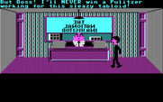 Zak McKracken and the Alien Mindbenders for IBM PC/Compatibles - Zak is unhappy with his job.