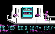 Zak McKracken and the Alien Mindbenders for IBM PC/Compatibles - Hmm, a giant switch! I wonder what this does?