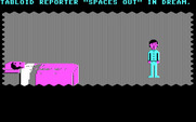 Zak McKracken and the Alien Mindbenders for IBM PC/Compatibles - Zak has a strange dream in the introduction sequence.
