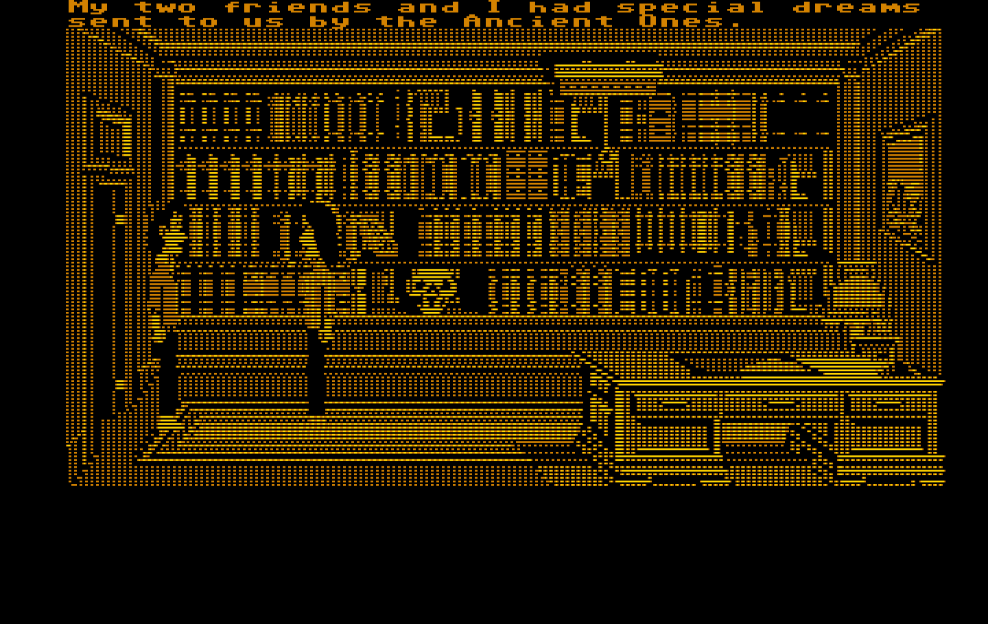 Zak McKracken and the Alien Mindbenders IBM PC/Compatibles Screenshot: A cut scene reveals some more of the story...