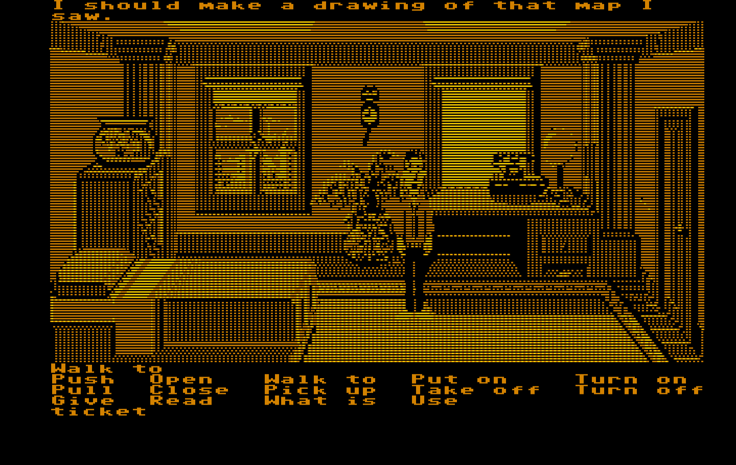 Zak McKracken and the Alien Mindbenders IBM PC/Compatibles Screenshot: The game begins here...