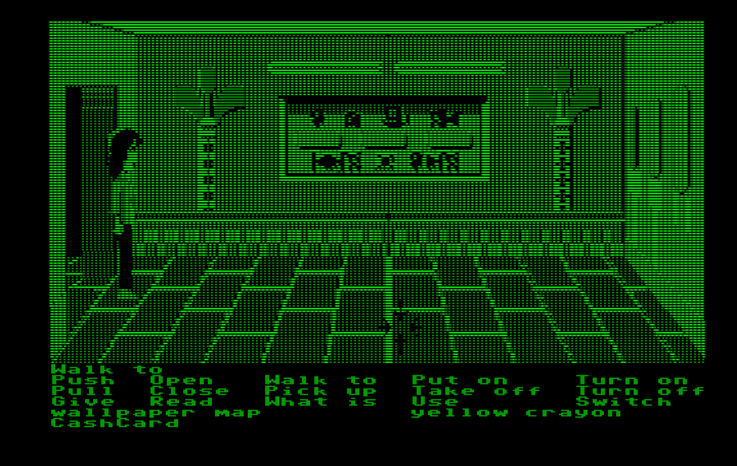 Zak McKracken and the Alien Mindbenders IBM PC/Compatibles Screenshot: Hmm, this room looks interesting...