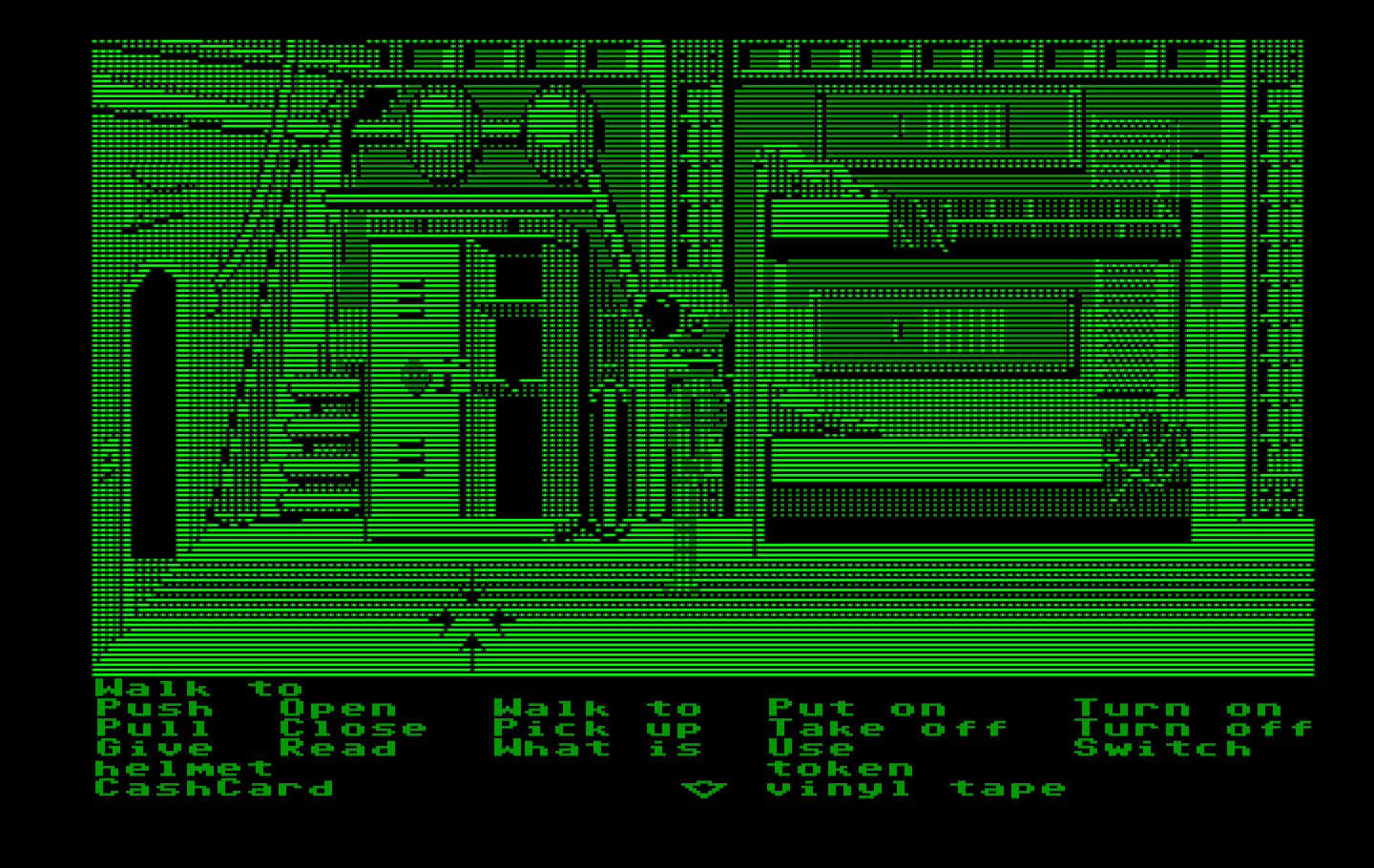 Zak McKracken and the Alien Mindbenders IBM PC/Compatibles Screenshot: Exploring the hostel on Mars...