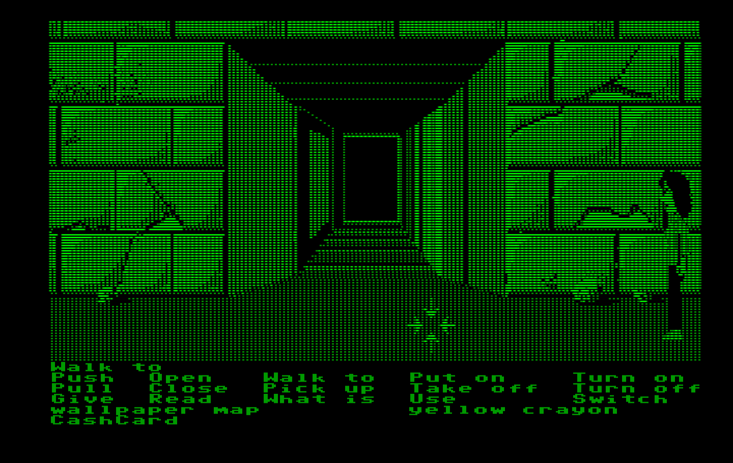 Zak McKracken and the Alien Mindbenders IBM PC/Compatibles Screenshot: Pyramid entrance...