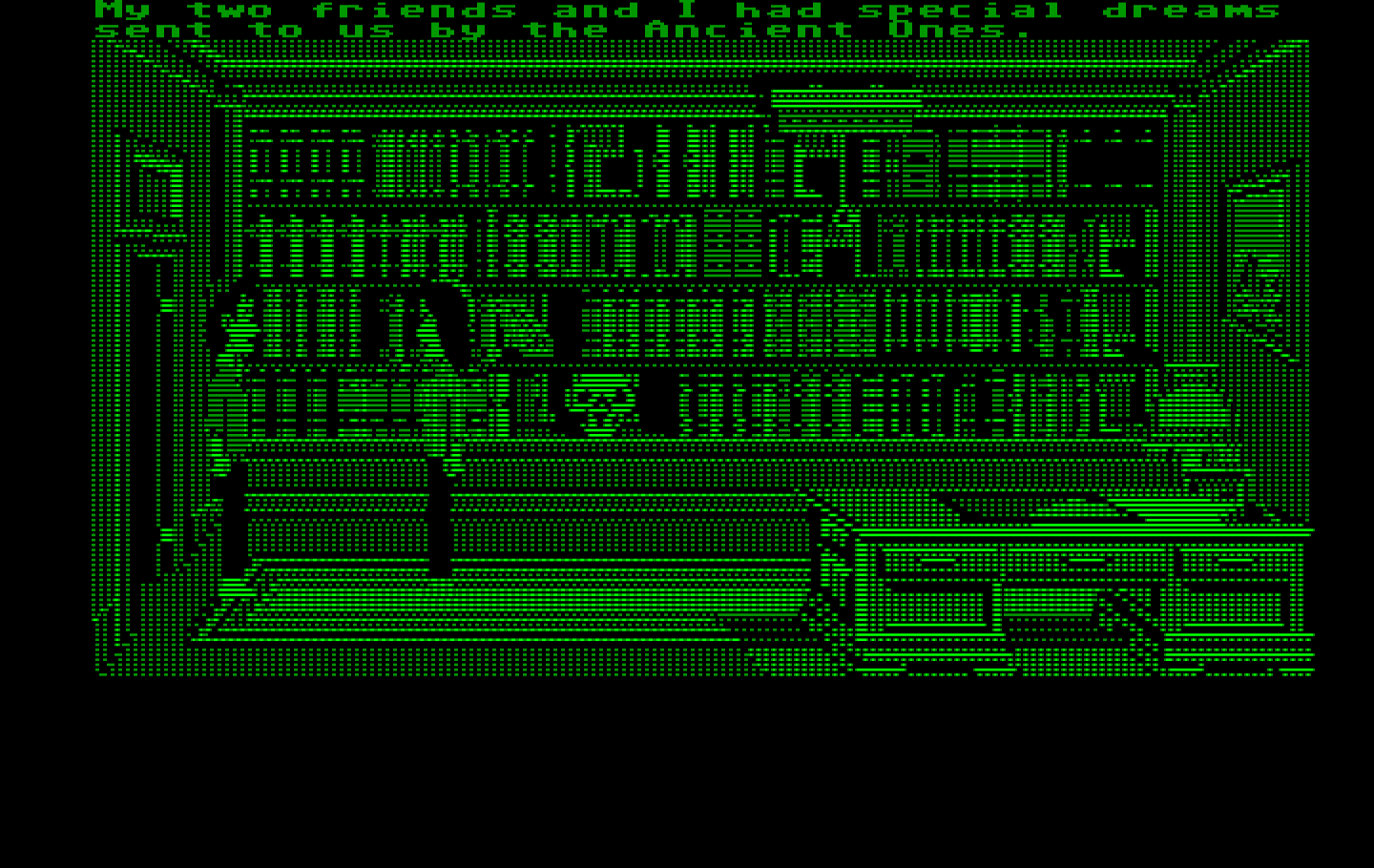 Zak McKracken and the Alien Mindbenders IBM PC/Compatibles Screenshot: A cut scene reveals some more of the story...