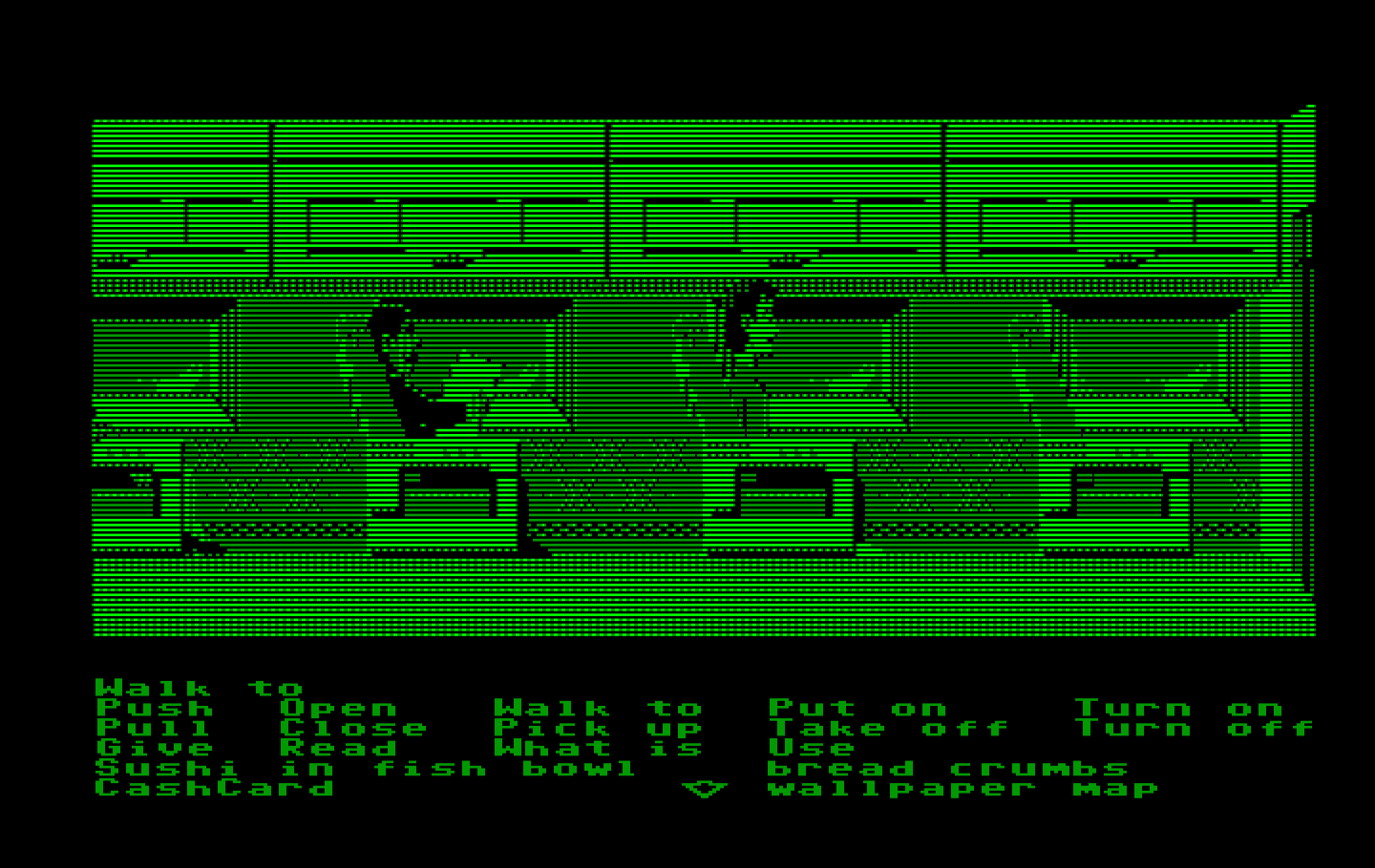 Zak McKracken and the Alien Mindbenders IBM PC/Compatibles Screenshot: Flying to my destination...