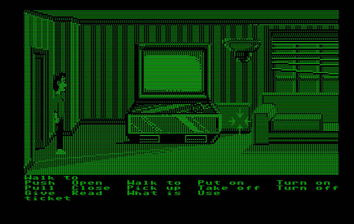 Zak McKracken and the Alien Mindbenders IBM PC/Compatibles Screenshot: Zak's living room...