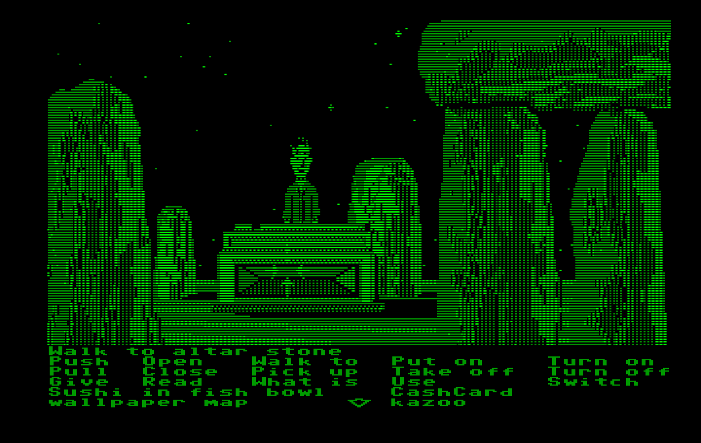 Zak McKracken and the Alien Mindbenders IBM PC/Compatibles Screenshot: Meanwhile, Zak is at Stonehenge...