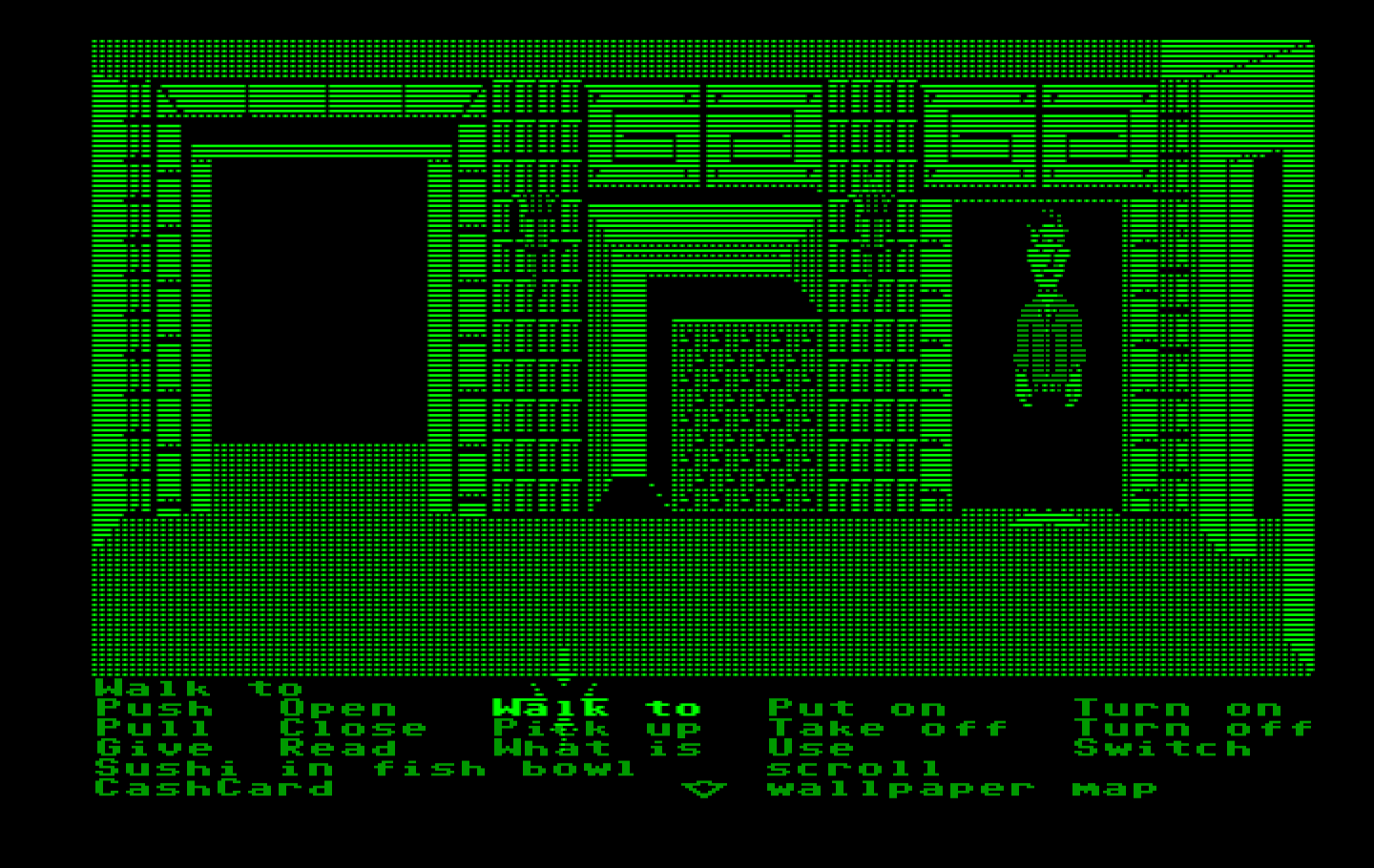 Zak McKracken and the Alien Mindbenders IBM PC/Compatibles Screenshot: Lost in one of many mazes in the game...