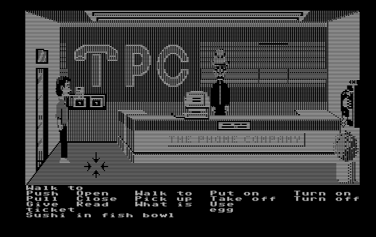 Zak McKracken and the Alien Mindbenders IBM PC/Compatibles Screenshot: The phone company has been taken over by aliens...