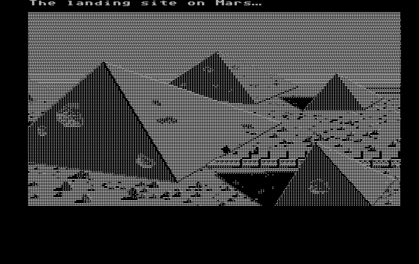 Zak McKracken and the Alien Mindbenders IBM PC/Compatibles Screenshot: Meanwhile, on Mars...