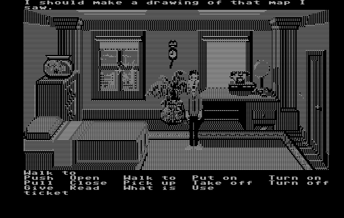 Zak McKracken and the Alien Mindbenders IBM PC/Compatibles Screenshot: The game begins here...