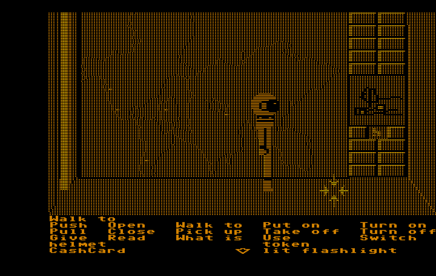 Zak McKracken and the Alien Mindbenders IBM PC/Compatibles Screenshot: Ah, a map room! Very handy!