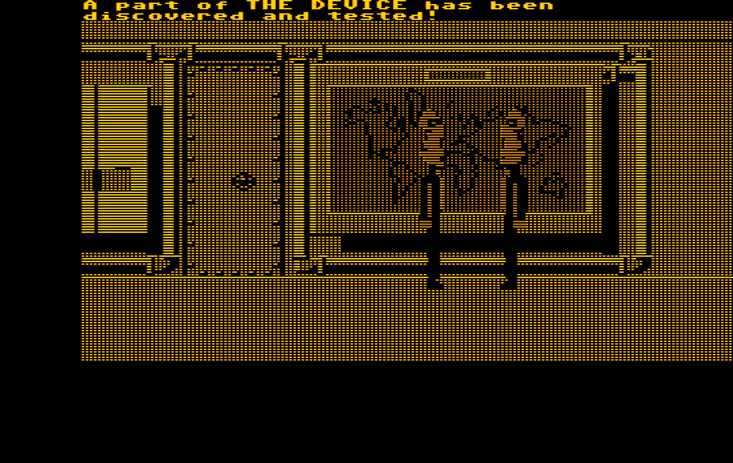 Zak McKracken and the Alien Mindbenders IBM PC/Compatibles Screenshot: The alien mindbenders know when you use the blue crystal.
