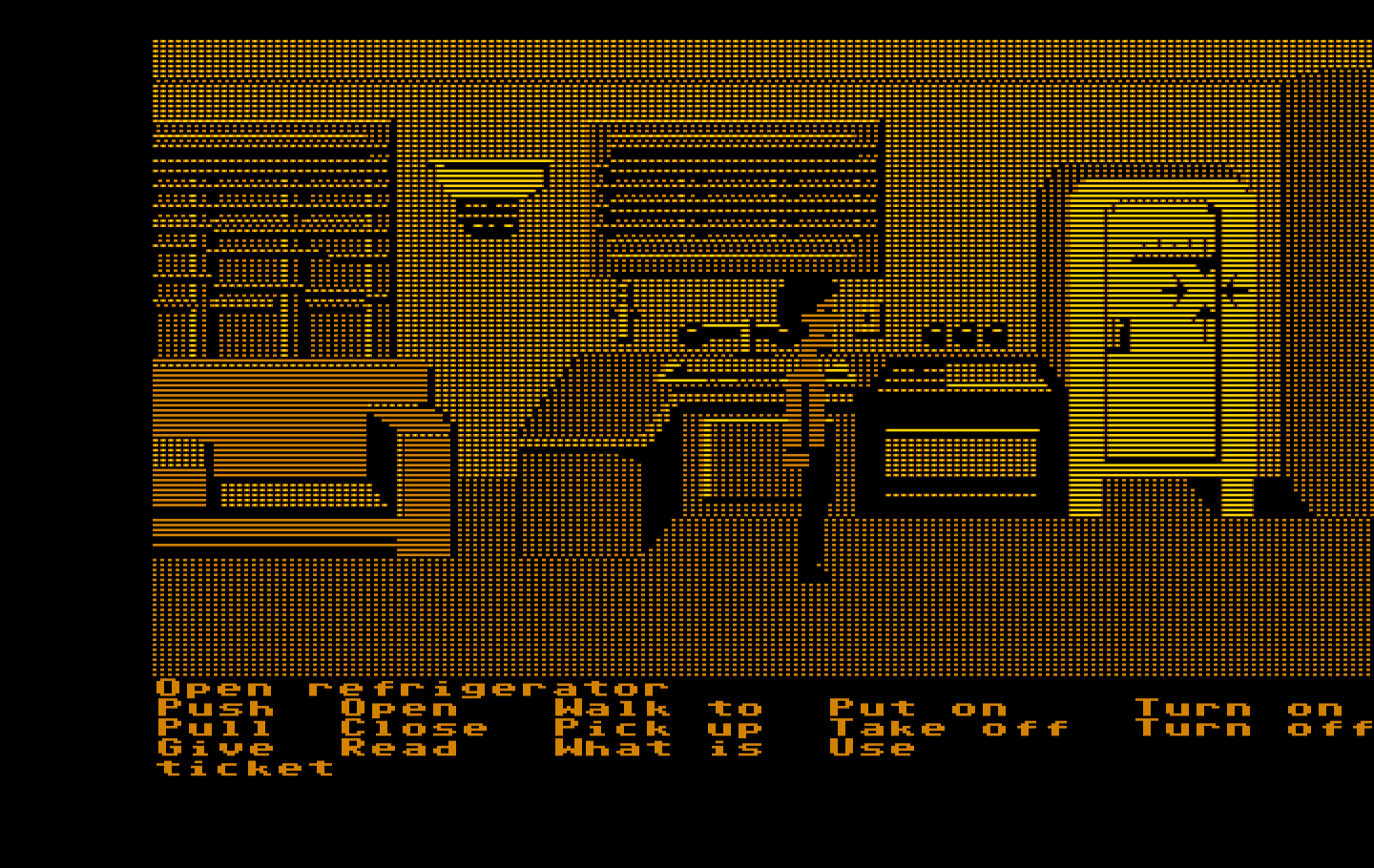 Zak McKracken and the Alien Mindbenders IBM PC/Compatibles Screenshot: Explore the appartment before leaving...never know what you might find useful!