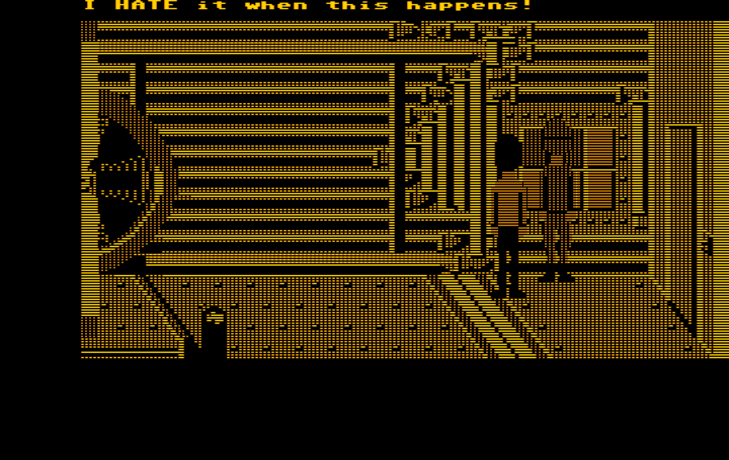 Zak McKracken and the Alien Mindbenders IBM PC/Compatibles Screenshot: Pay attention, you'll need to know this code later...