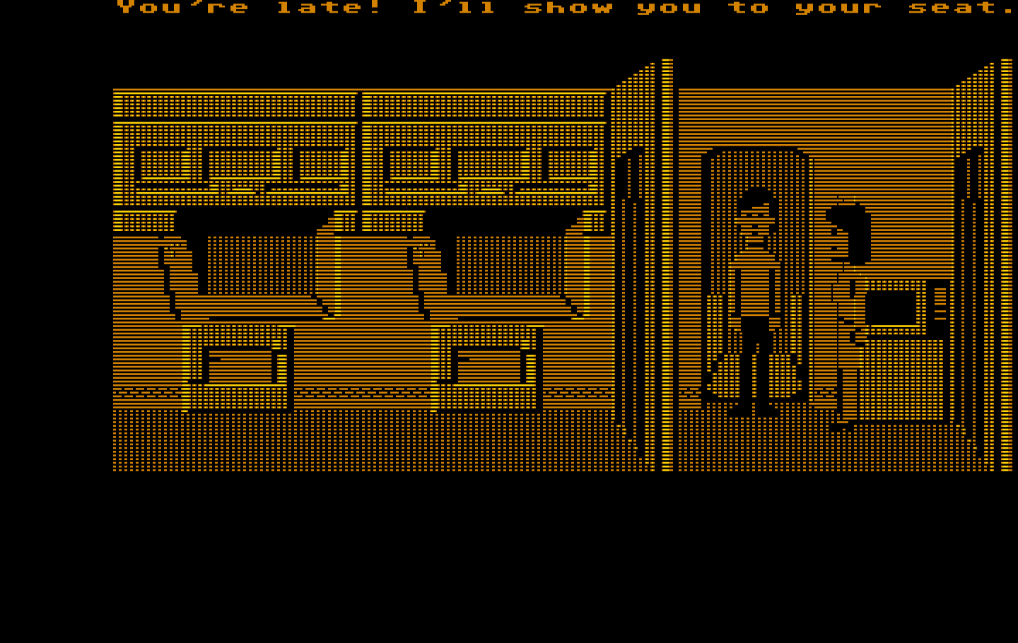 Zak McKracken and the Alien Mindbenders IBM PC/Compatibles Screenshot: Flying to my destination...