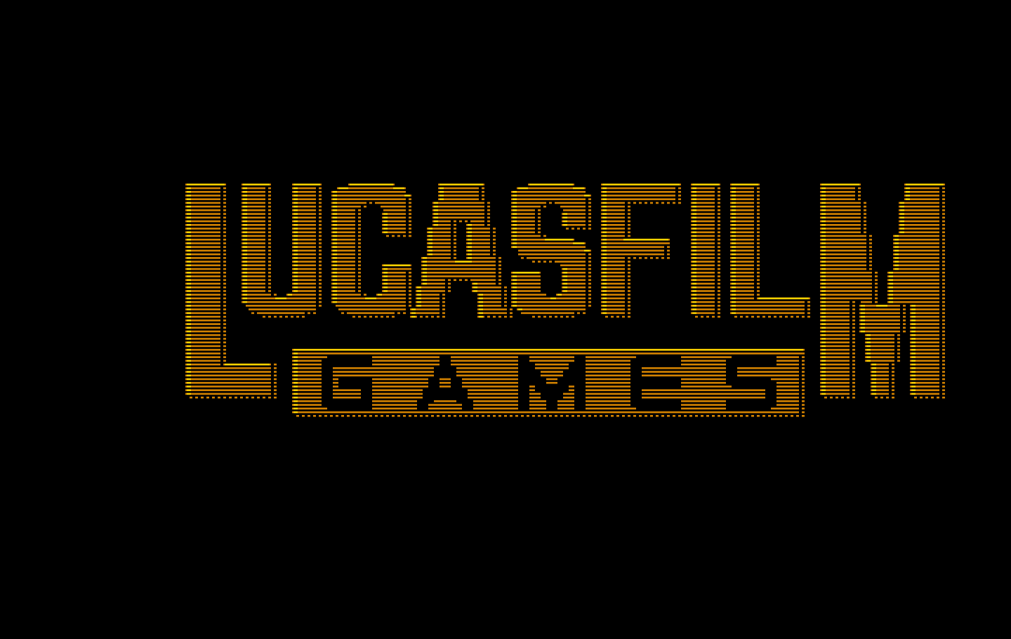 Zak McKracken and the Alien Mindbenders IBM PC/Compatibles Screenshot: Lucasfilm Games logo.