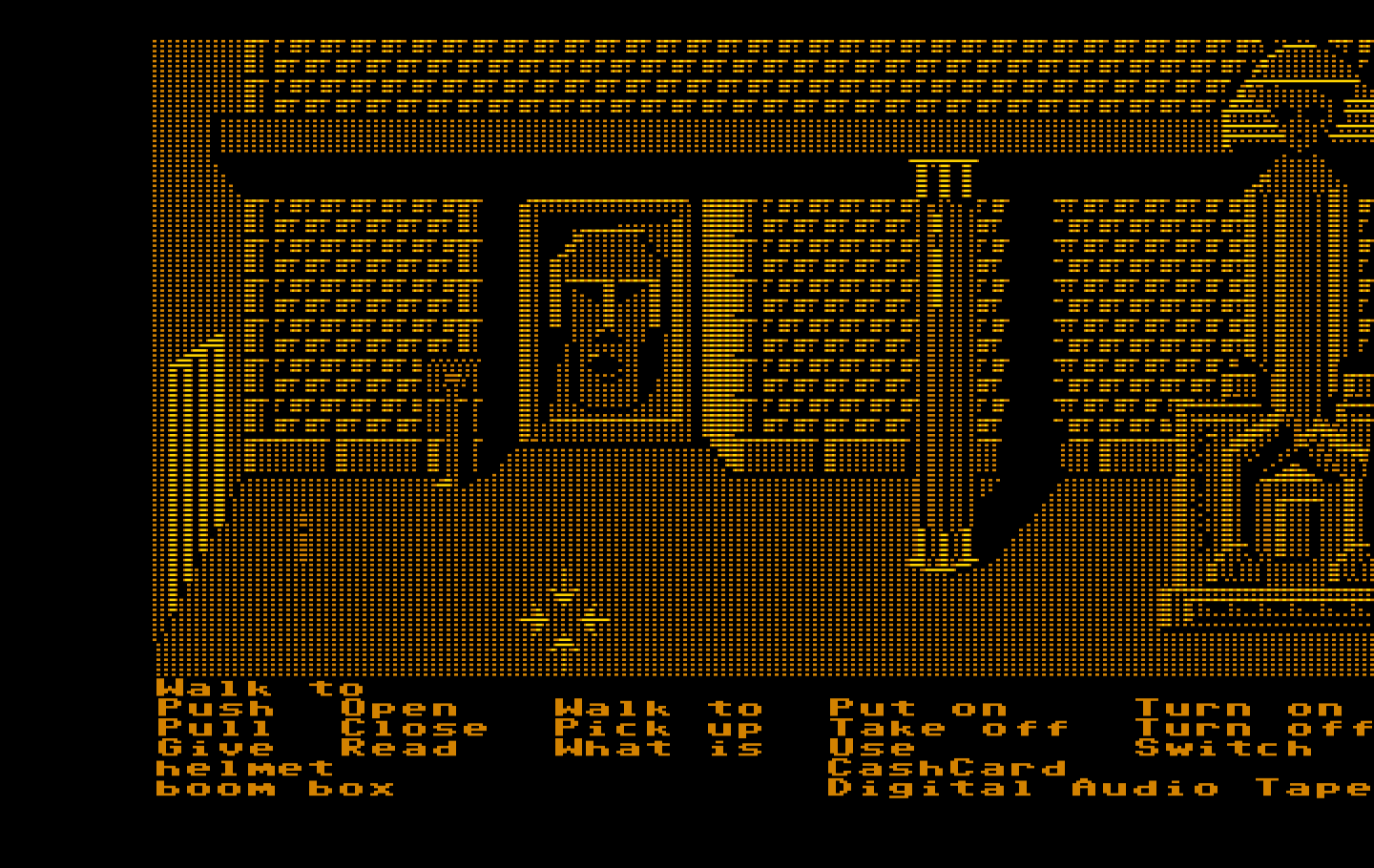 Zak McKracken and the Alien Mindbenders IBM PC/Compatibles Screenshot: The great hall...this room is huge!