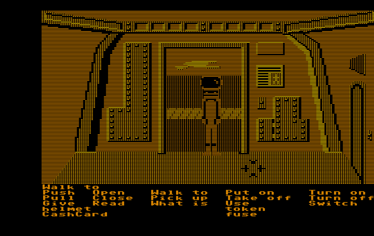 Zak McKracken and the Alien Mindbenders IBM PC/Compatibles Screenshot: Meanwhile, on Mars...