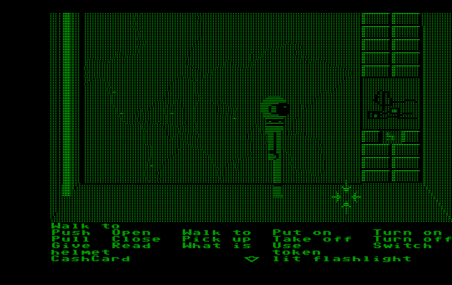 Zak McKracken and the Alien Mindbenders IBM PC/Compatibles Screenshot: Ah, a map room! Very handy!