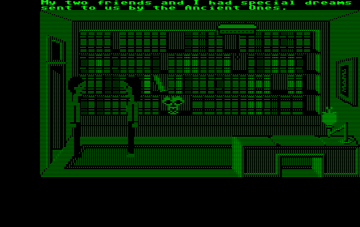 Zak McKracken and the Alien Mindbenders IBM PC/Compatibles Screenshot: Some more of the story is revealed...