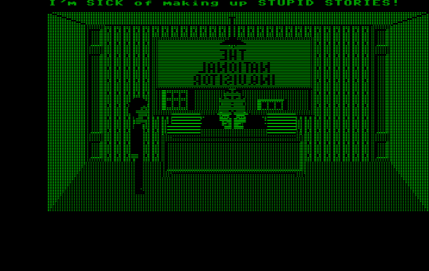 Zak McKracken and the Alien Mindbenders IBM PC/Compatibles Screenshot: Zak doesn't like his job...