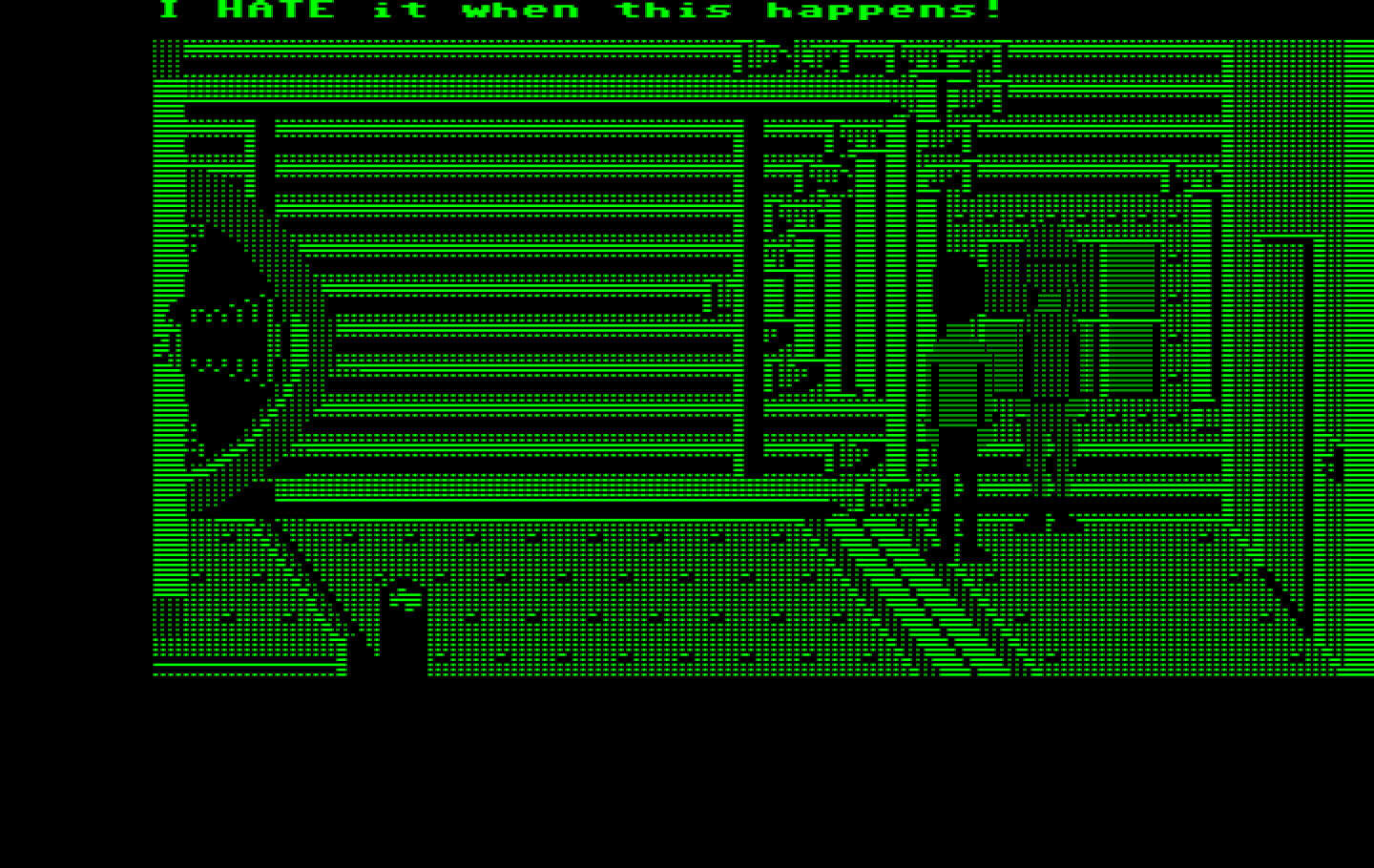 Zak McKracken and the Alien Mindbenders IBM PC/Compatibles Screenshot: Pay attention, you'll need to know this code later...