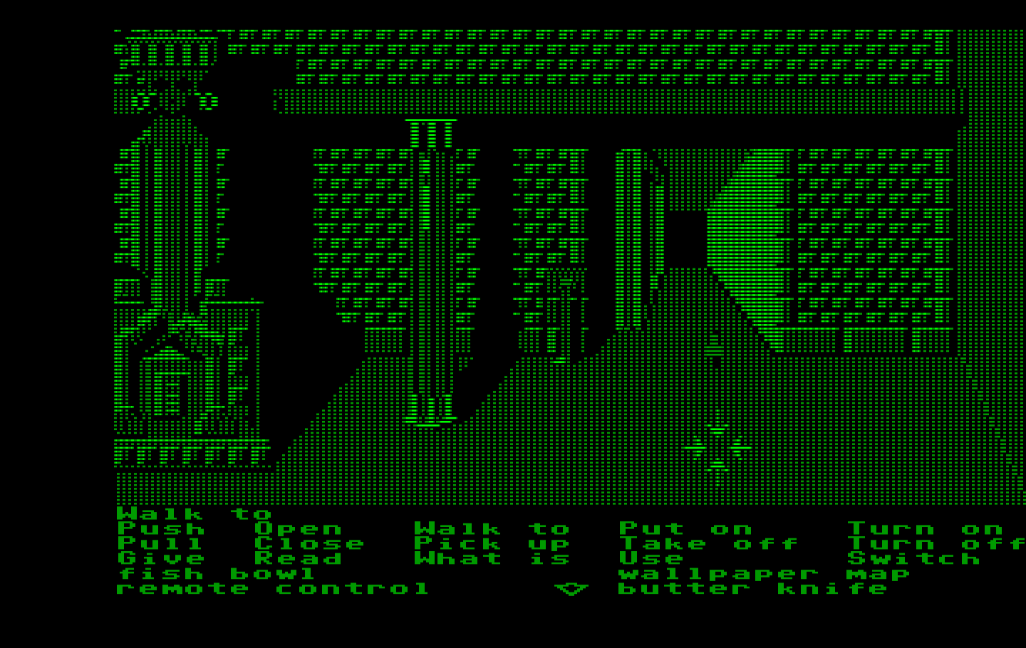 Zak McKracken and the Alien Mindbenders IBM PC/Compatibles Screenshot: Opposite end of the great hall...